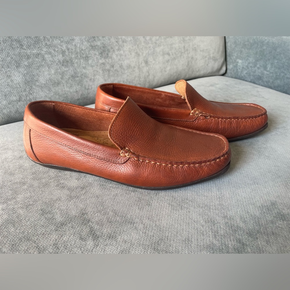 Nordstrom - 14th&Union Brown/Cognac, Leather, Slip-on Loafers (unisex)